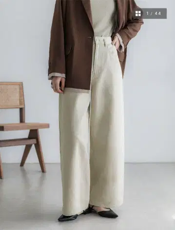 crewre 빈티지풍 와이드 팬츠 size1