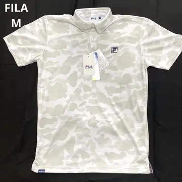휠라 골프 셔츠 M 화이트