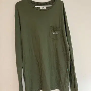 Vissla 긴팔 티셔츠 L 사이즈 올리브