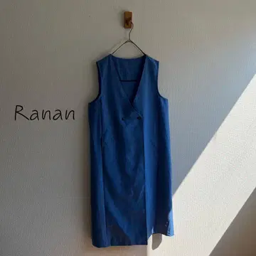Ranan 2way 린넨 소재 롱베스트 원피스 K86