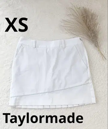 Taylormade 테일러메이드 화이트 플리츠 스커트 여성용 골프