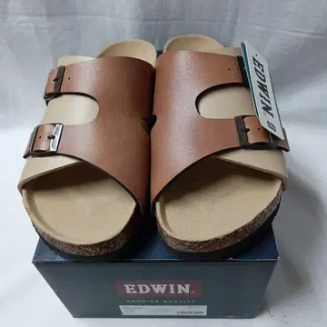 EDWIN 네이비 사진 샌들