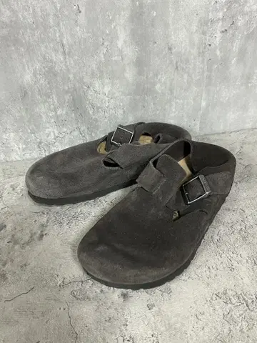 BIRKENSTOCK 샌들 스웨이드 LONDON 35 23cm 브라운