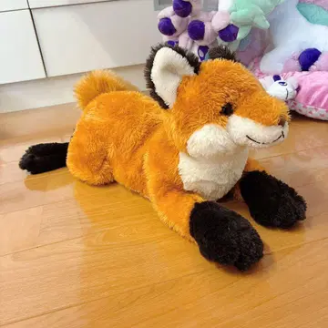 선 레몬 무릎 여우 봉제 인형