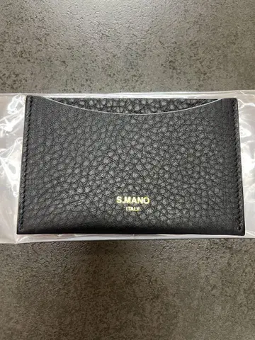 S.MANO 블랙 가죽 명함지갑 카드 케이스