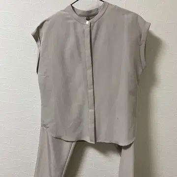 PLST 베이지 셋업 M