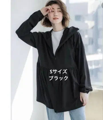 coca 코카 UV 차단 후드티 블랙 후드 부착 마운틴 후드티 블랙 s