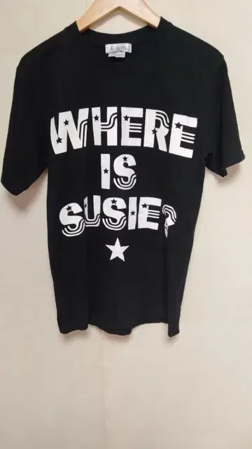 밴딩 티셔츠 자미셸 건 엘리펀트 MADE IN USA 블랙 사이즈 S