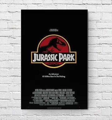 대형 영화 포스터 쥬라기 공원 JURASSIC PARK US 버전 of1