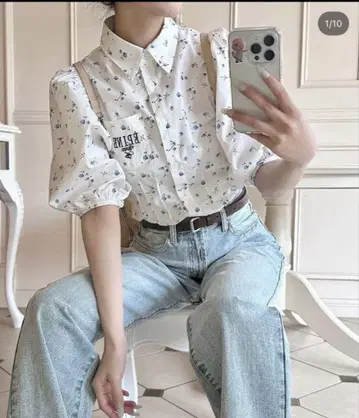 에피누 플라워 셔츠