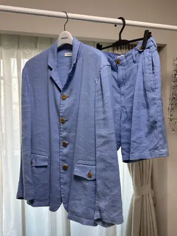 nonnative 스카이블루 자켓 숏팬츠 셋업