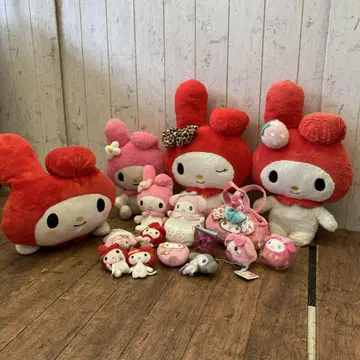 산리오 마이멜로디 마이멜로 봉제 인형 묶음 판매 대량 인형 인테리어