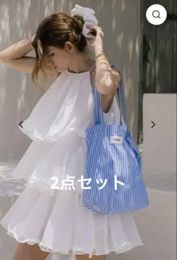 THE TOE Hesiod Frills Dress S 토트백