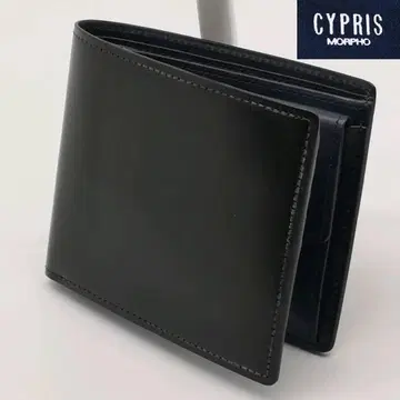 미사용 키프리스 CYPRIS 지갑 코도반 2단 폴더형 지갑 블랙