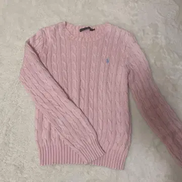 POLO 코튼 케이블 니트