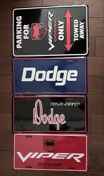 Dodge Viper 번호판