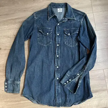 Wrangler 데님 긴팔 셔츠 스티브 맥퀸
