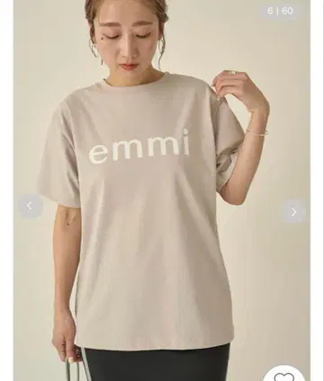 이번 시즌 eco emmi 로고 티셔츠