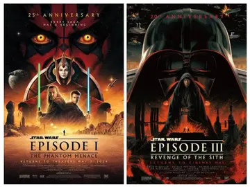 스타 워즈 STAR WARS EPISODE 1, 3 포스터 2개 B2