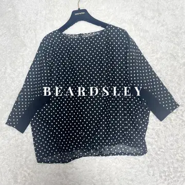 새상품급 BEARDSLEY 비어즐리 도트 셔츠 티셔츠 돌먼 슬리브