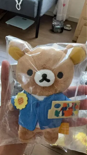 고흐 전 리락쿠마 매달린 봉제 인형