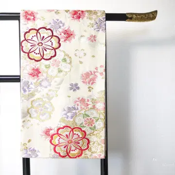 후쿠로 오비 화이트 꽃