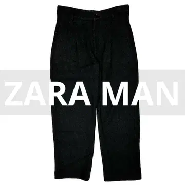 ZARA MAN 벌키 울 니트 와이드 슬랙스 팬츠 30 M 자라 맨
