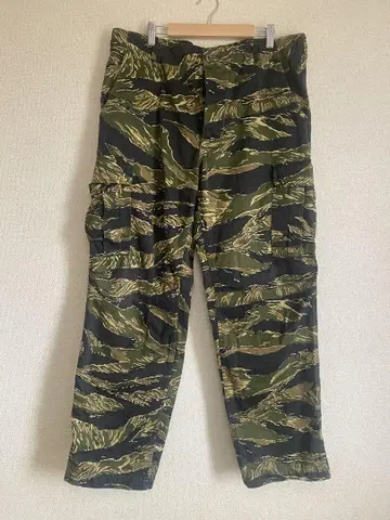 타이거 카모 밀리터리 팬츠