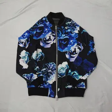 CIVARIZE 장미 꽃무늬 루즈 블루종 자켓 플라워
