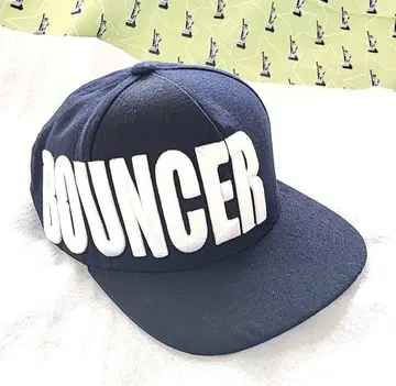 janji BOUNCER 로고 캡 자수