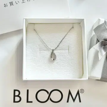 BLOOM 실버 드롭형 목걸이