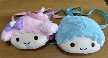 산리오 퓨로랜드 봉제 인형 퍼스 키키 키키라라 라라