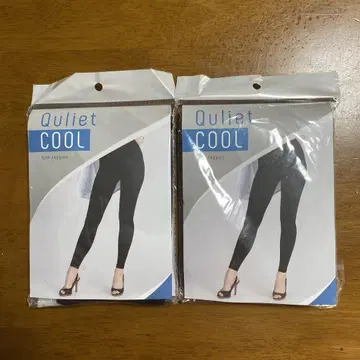 Quiet Cool 스키니 레깅스 2장 세트 블랙