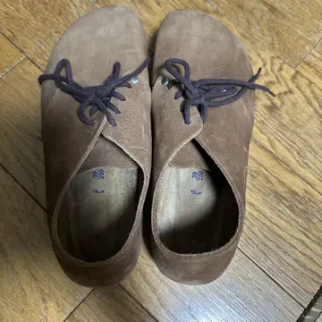 BIRKENSTOCK 브라운 스웨이드 스니커즈 39