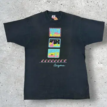 USA제 80s FRUIT OF THE LOOM 티셔츠 XL 페이드