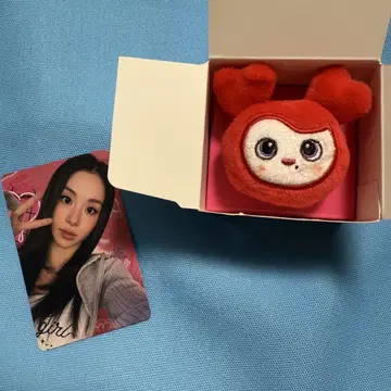 TWICE 채영 봉제 인형 반지 트레이딩 카드