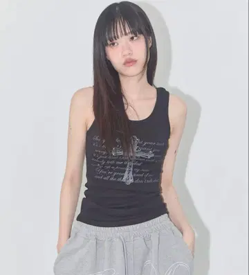fancy club 탱크탑 y2k rock cake nugu