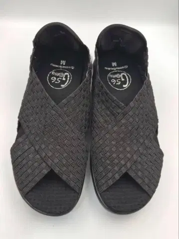 고무 밴딩 에어 쿠션 크로스 벨트 경량 신발 M