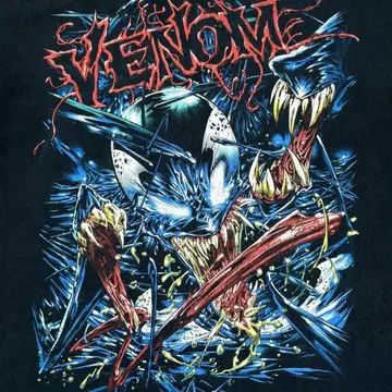 00s 빈티지 마블 VENOM 티셔츠 Mad Engine