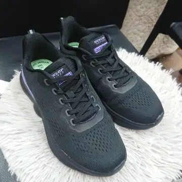 DUNLOP 스탠드-22 블랙/퍼플 스니커즈 컨디션 최상 24.5cm