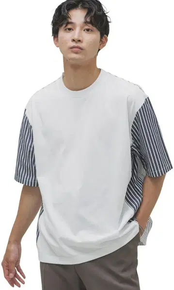 나노 유니버스 천 도킹 반팔 셔츠