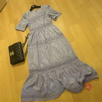코타케 마사 레이스 반팔 롱 원피스 M 미사용 새상품