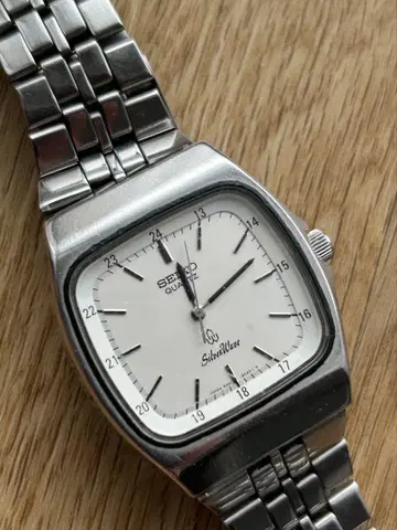 세이코 SEIKO 8221-5020 Silver Wave 쿼츠