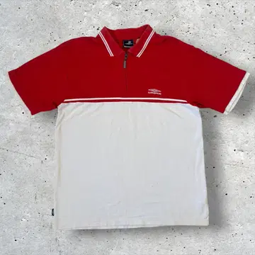 90s UMBRO 엄브로 피케 셔츠 M 캐주얼 스트릿 구제 의류 자수