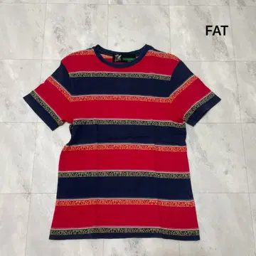 FAT FAT 티셔츠 반팔 보더 스케이터 스트릿