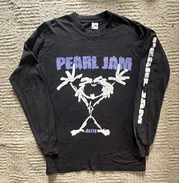 PEARL JAM 롱 슬리브 티셔츠 L 사이즈