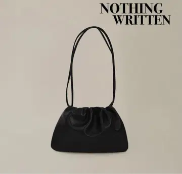 NOTHING WRITTEN 블랙 숄더백