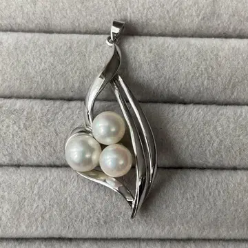 MIKIMOTO 펄 실버 펜던트