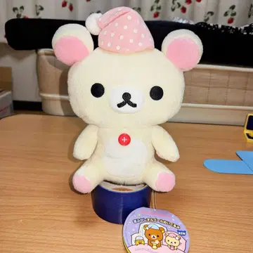코리락쿠마 밤을 새우는 오르골 봉제 인형 반짝반짝 별 택 포함 미사용