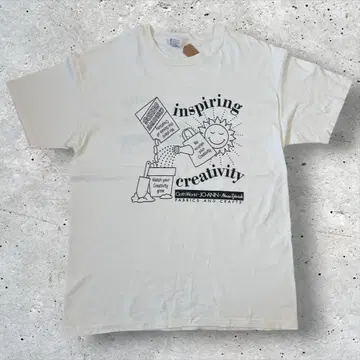 90s USA제 anvil 앤빌 디자인 티셔츠 XL 아트 구제 의류